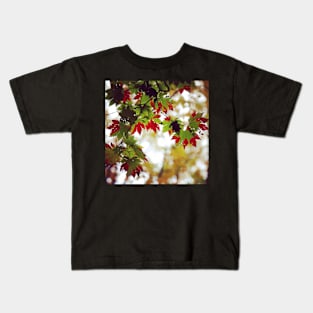 Instagram Maple Leaves Hokkaido Kids T-Shirt